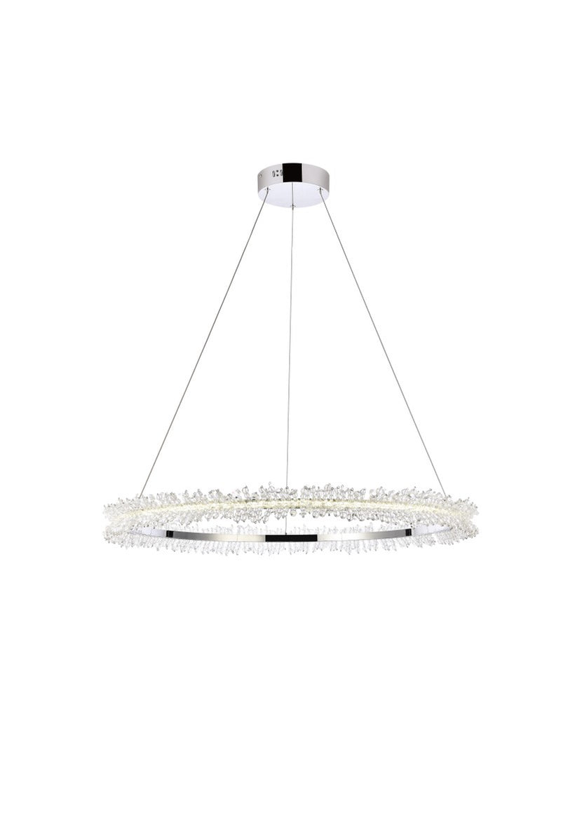 Elegant Lighting - 3506D34C - LED Pendant - Laurel - Chrome