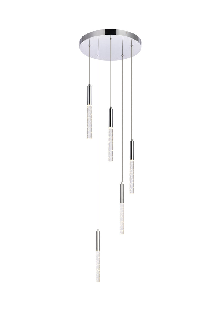 Elegant Lighting - 5203D16C - LED Pendant - Ruelle - Chrome