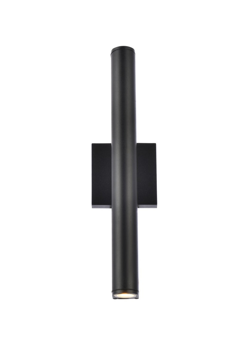 Elegant Lighting - LDOD4008BK - LED Outdoor Wall Lamp - Raine - Black