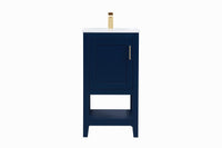 Elegant Lighting - VF16018BL - Single Bathroom Vanity - Aubrey - Blue