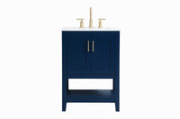 Elegant Lighting - VF16024BL - Single Bathroom Vanity - Aubrey - Blue