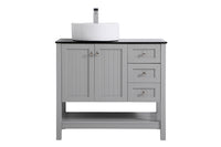 Elegant Lighting - VF16236GR - Vessel Sink Bathroom Vanity - Ralph - Gray