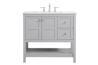Elegant Lighting - VF16436GR - Single Bathroom Vanity - Theo - Gray