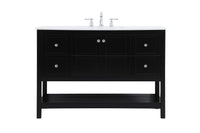 Elegant Lighting - VF16448BK - Single Bathroom Vanity - Theo - Black