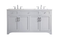 Elegant Lighting - VF17060DGR - Double Bathroom Vanity - moore - Grey