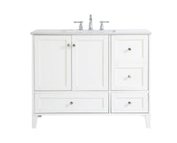 Elegant Lighting - VF18042WH - Single Bathroom Vanity - sommerville - White
