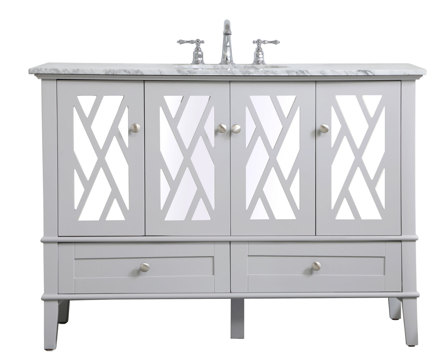 Elegant Lighting - VF30248GR - Single Bathroom Vanity Set - Luxe - Grey ...