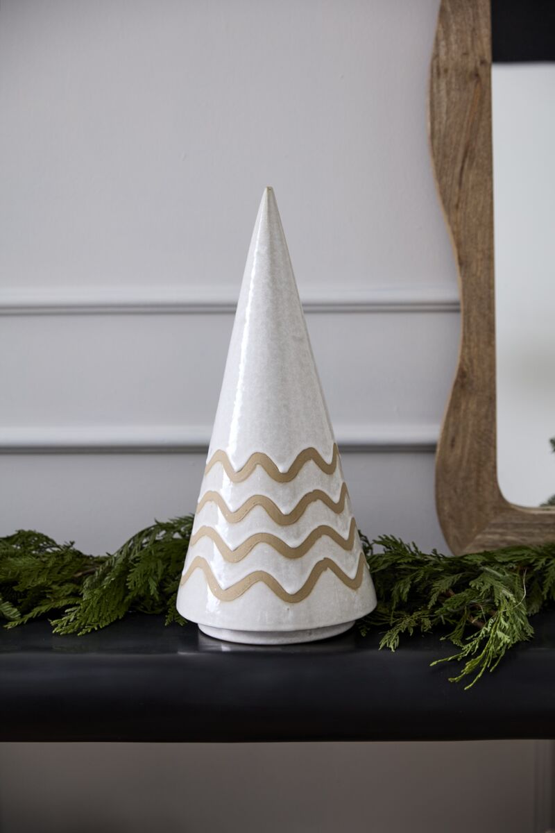 Design Shop Off-White Hygge Tree, 8" X 17.75".