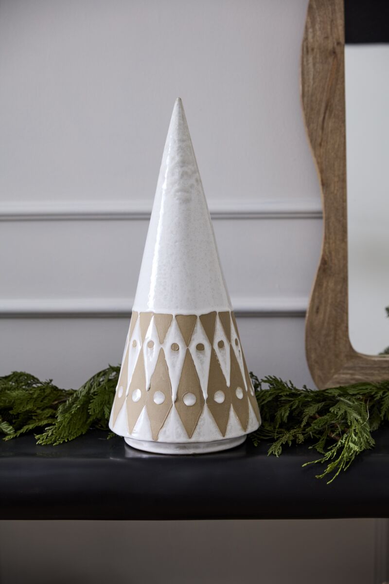 Design Shop Off-White Hygge Tree, 8.5" X 20".