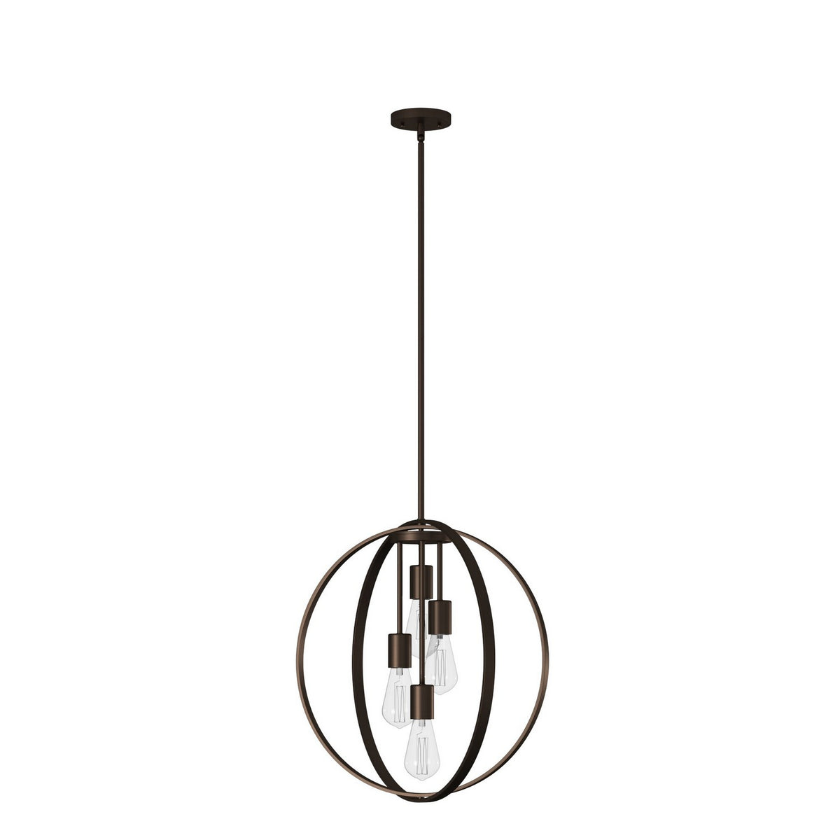 Artcraft - AC10884OB - Four Light Chandelier - Newport - Oil Rubbed Bronze
