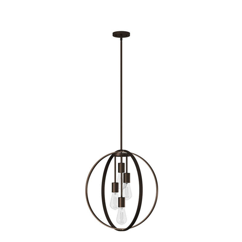 Artcraft - AC10884OB - Four Light Chandelier - Newport - Oil Rubbed Bronze
