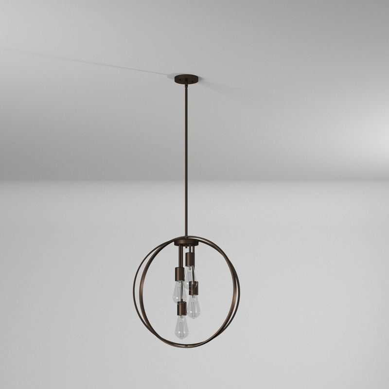 Artcraft - AC10884OB - Four Light Chandelier - Newport - Oil Rubbed Bronze