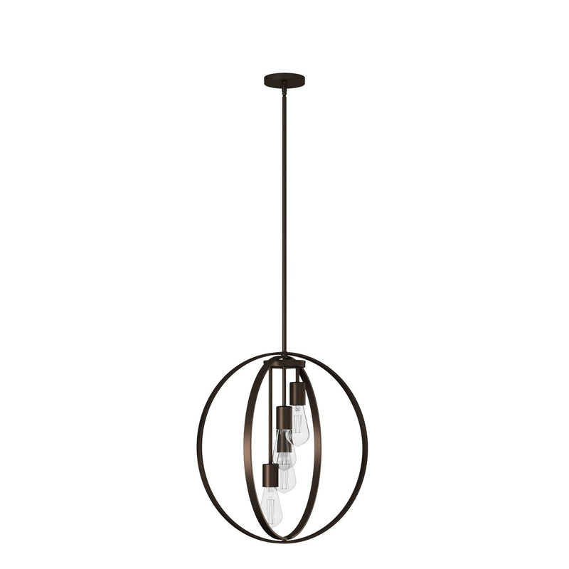 Artcraft - AC10884OB - Four Light Chandelier - Newport - Oil Rubbed Bronze