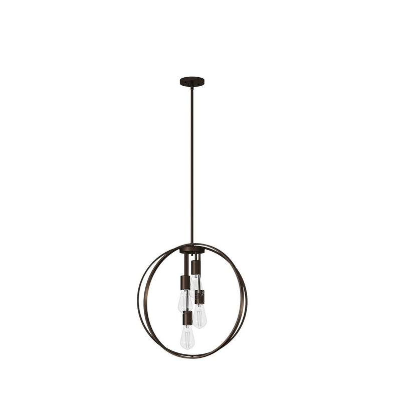 Artcraft - AC10884OB - Four Light Chandelier - Newport - Oil Rubbed Bronze