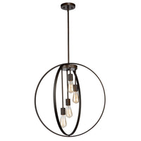 Artcraft - AC10884OB - Four Light Chandelier - Newport - Oil Rubbed Bronze