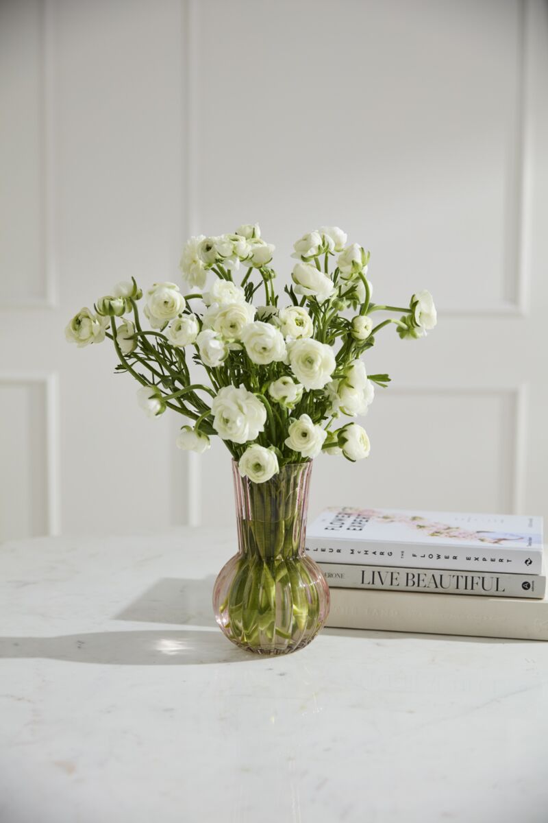 Design Shop Peony Vase 5"x 8", Set of 2
