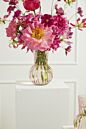 Design Shop Peony Vase 6.75"x 11"