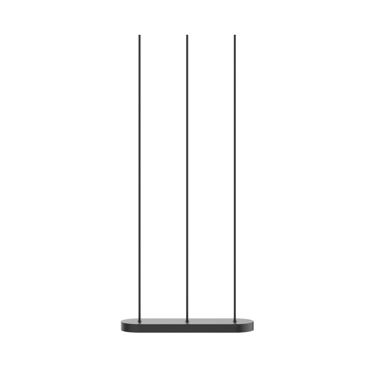 Kuzco Lighting LED Floor Lamp from the Reeds collection in Black|White finish