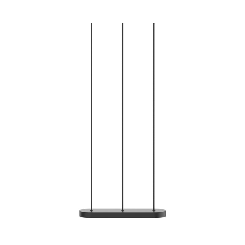 Kuzco Lighting LED Floor Lamp from the Reeds collection in Black|White finish
