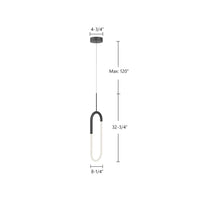 Kuzco Lighting - PD95108-BK - LED Pendant - Huron - Black