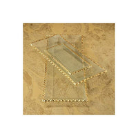 Design Shop Textured Rectangular Glass Tray 14.5"