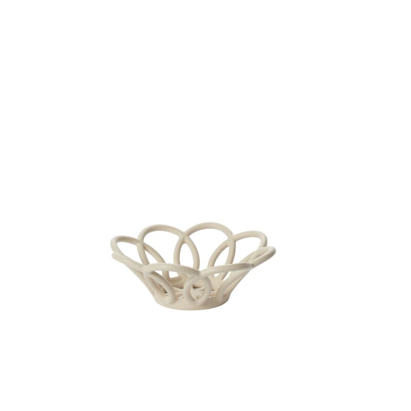 Design Shop Off-White Kelby Basket, 7" X 2.25"