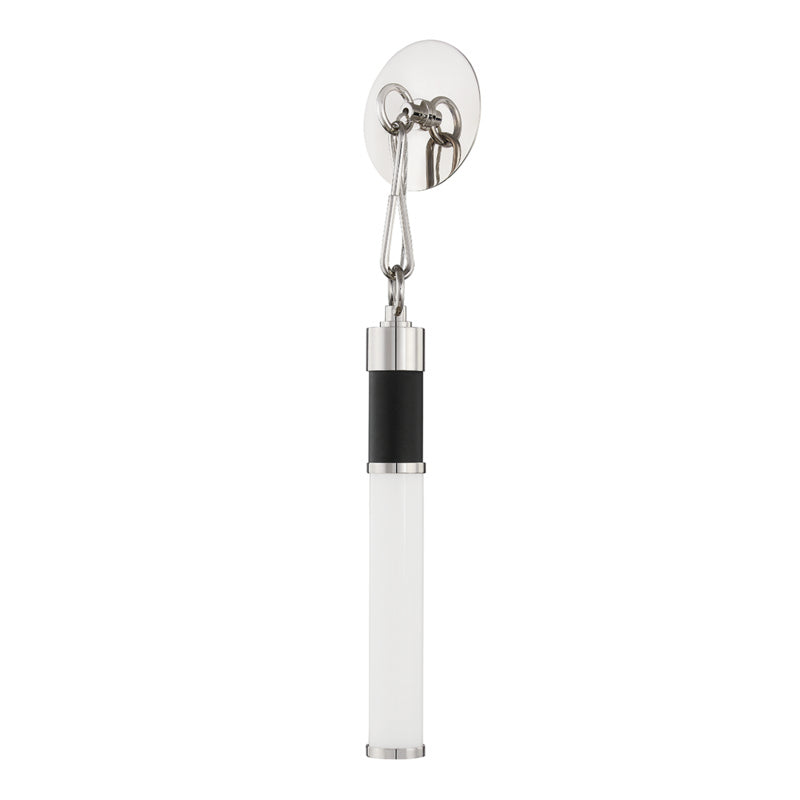 Hudson Valley - 7001-PN/BK - LED Wall Sconce - Huntington - Polished Nickel
