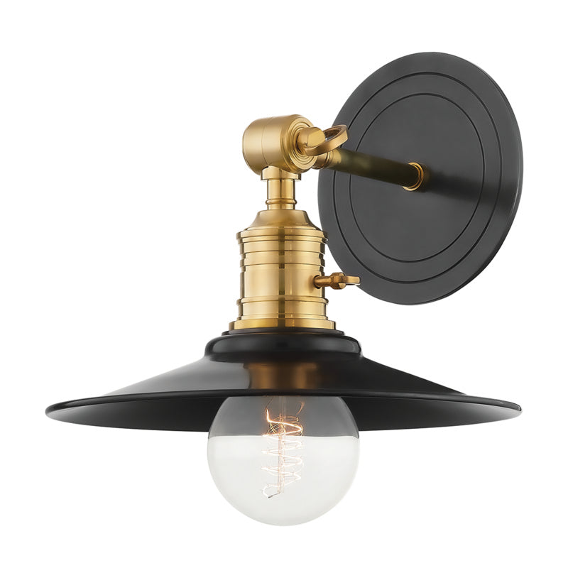 Hudson Valley - 8320-AOB - One Light Wall Sconce - Garden City - Aged Brass/Old Bronze