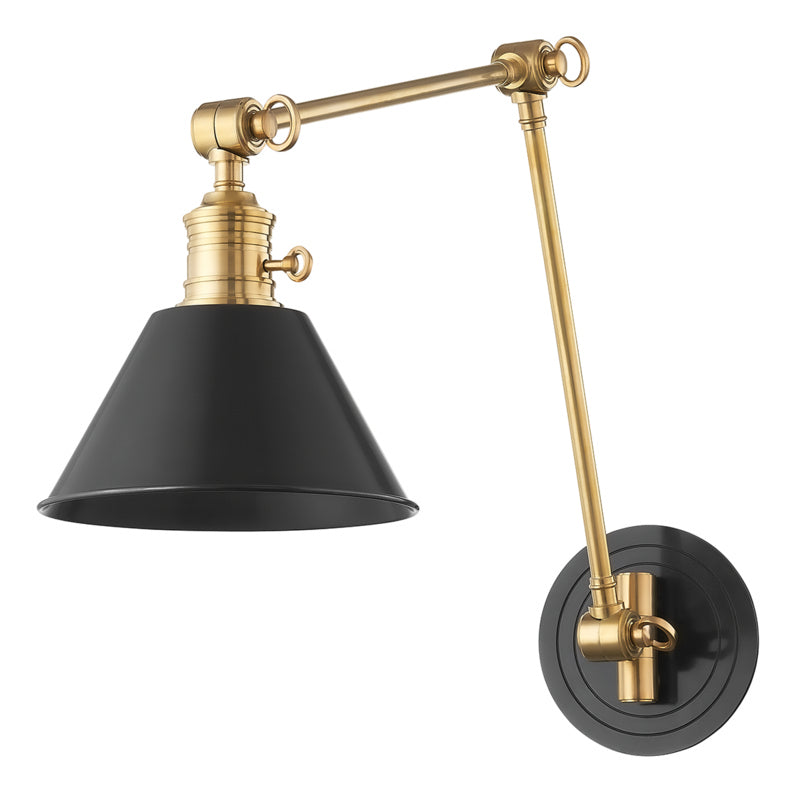Hudson Valley - 8323-AOB - One Light Wall Sconce - Garden City - Aged Brass/Old Bronze