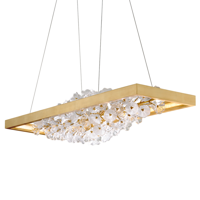 Corbett Lighting LED Linear from the Jasmine collection in Gold Leaf finish