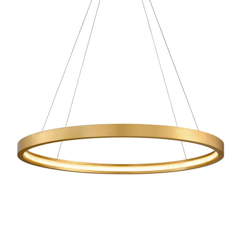 Corbett Lighting LED Chandelier from the Jasmine collection in Gold Leaf finish