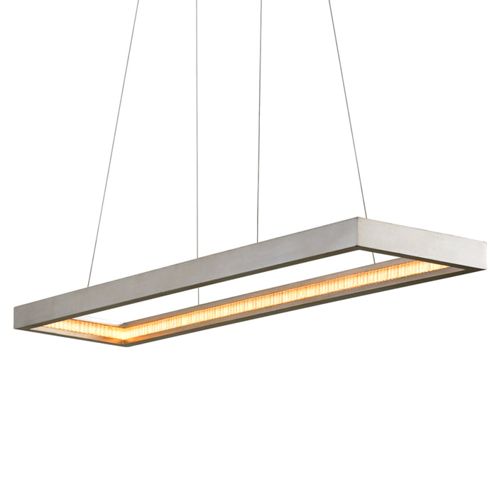 Corbett Lighting LED Linear from the Jasmine collection in Silver Leaf finish