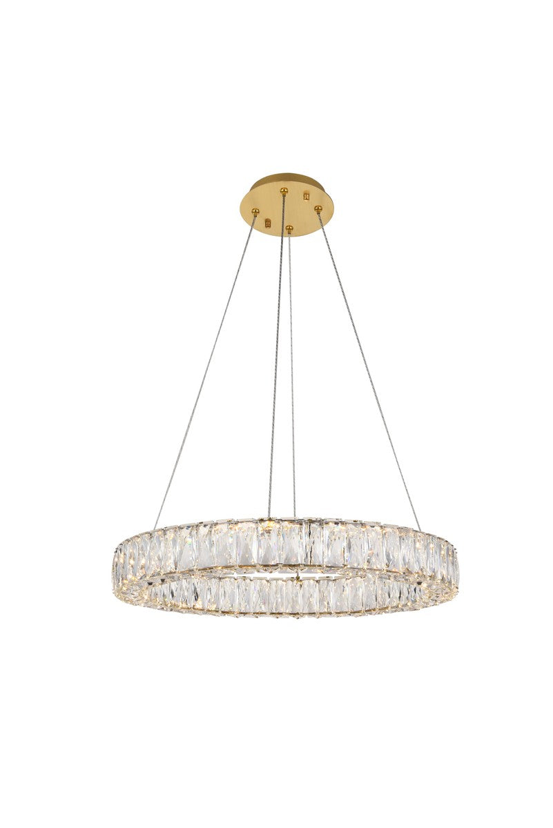 Elegant Lighting - 3503D23G - LED Chandelier - Monroe - gold