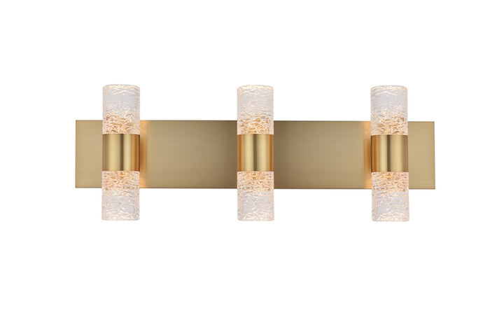 Elegant Lighting LED Wall Sconce from the Vega collection in Gold finish