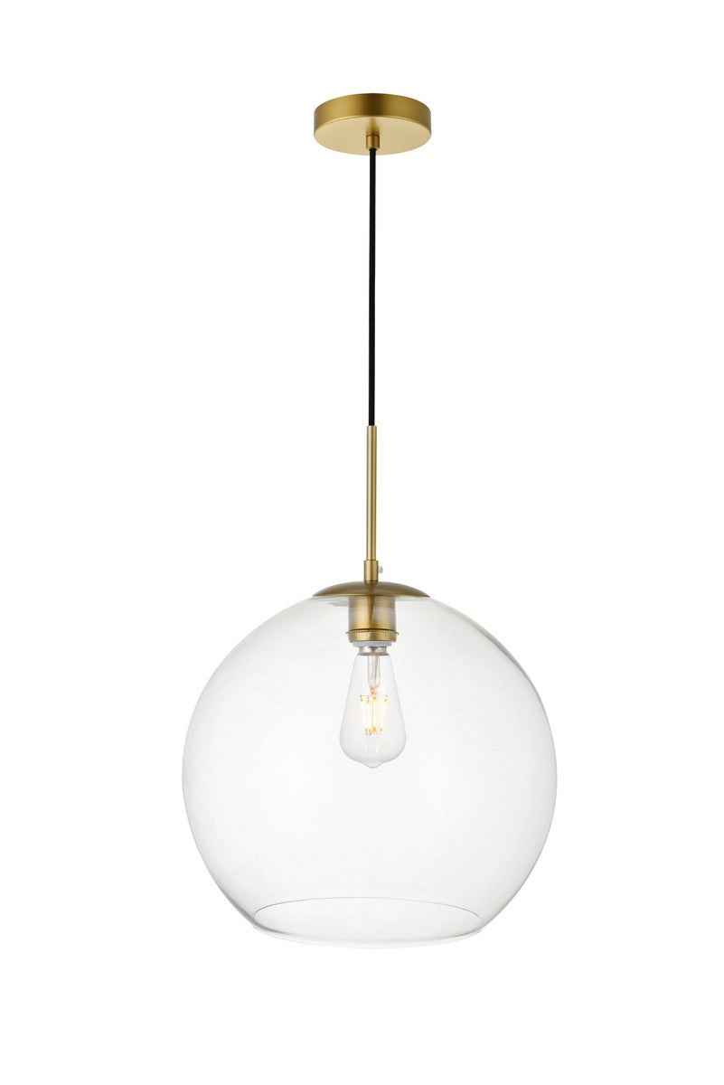 Elegant Lighting - LD2216BR - One Light Pendant - BAXTER - Brass