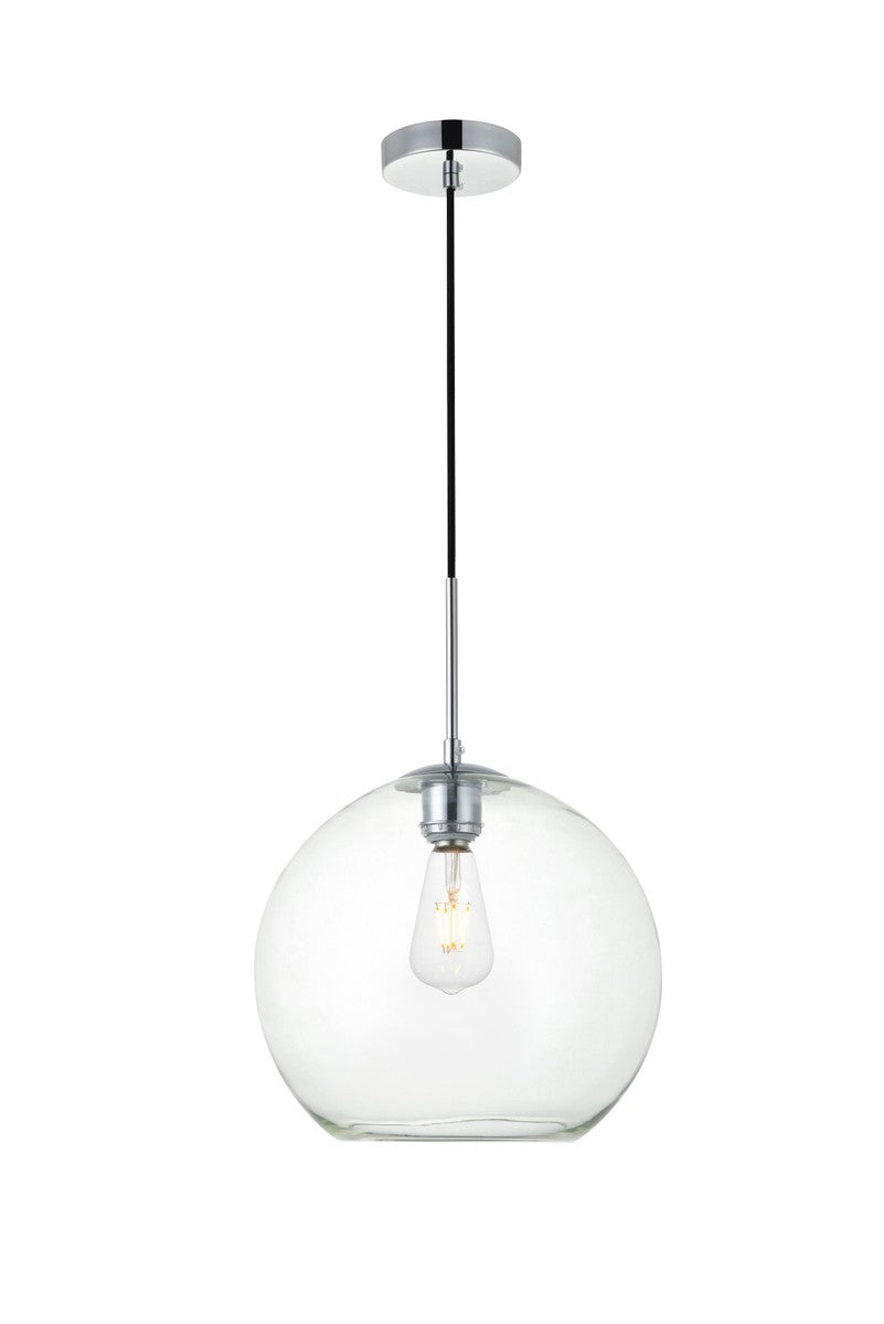 Elegant Lighting - LD2224C - One Light Pendant - BAXTER - Chrome