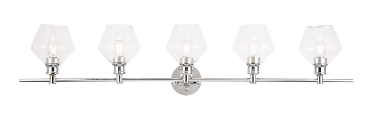 Elegant Lighting - LD2324C - Five Light Wall Sconce - Gene - Chrome