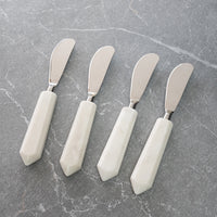 Design Shop Stone White Spreaders S/4