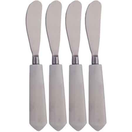 Design Shop Stone White Spreaders S/4