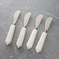 Design Shop Stone White Spreaders S/4