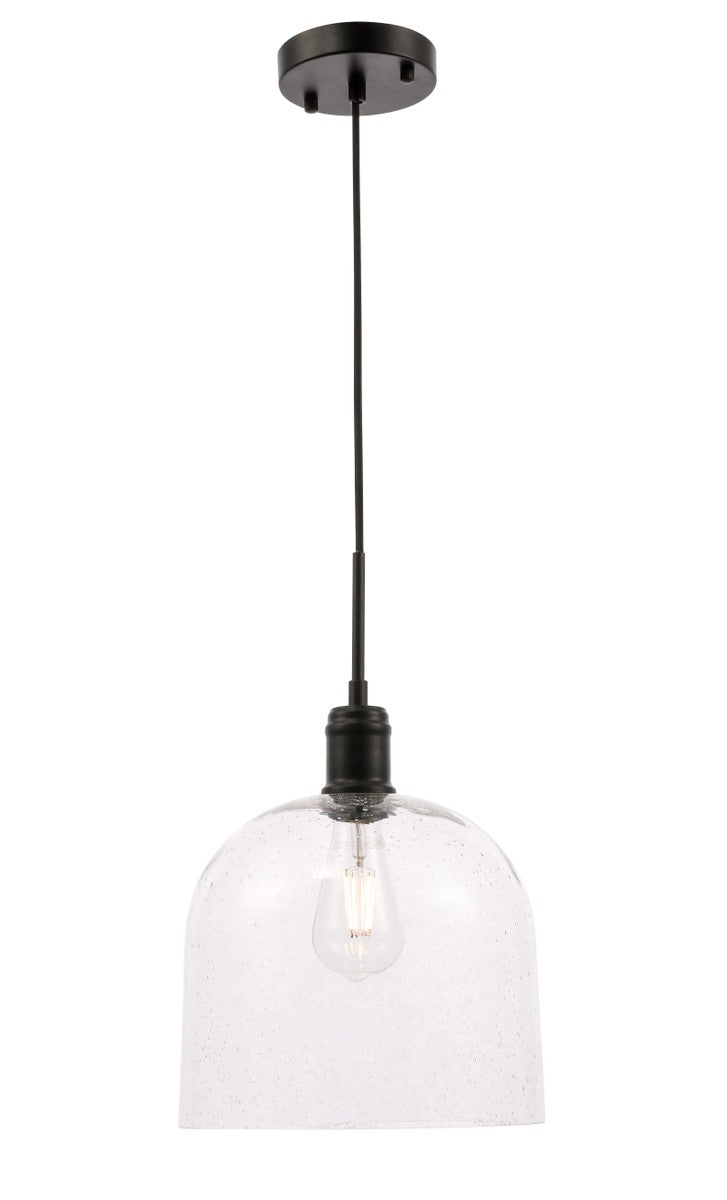 Elegant Lighting - LD6213BK - One Light Pendant - Gabe - Black