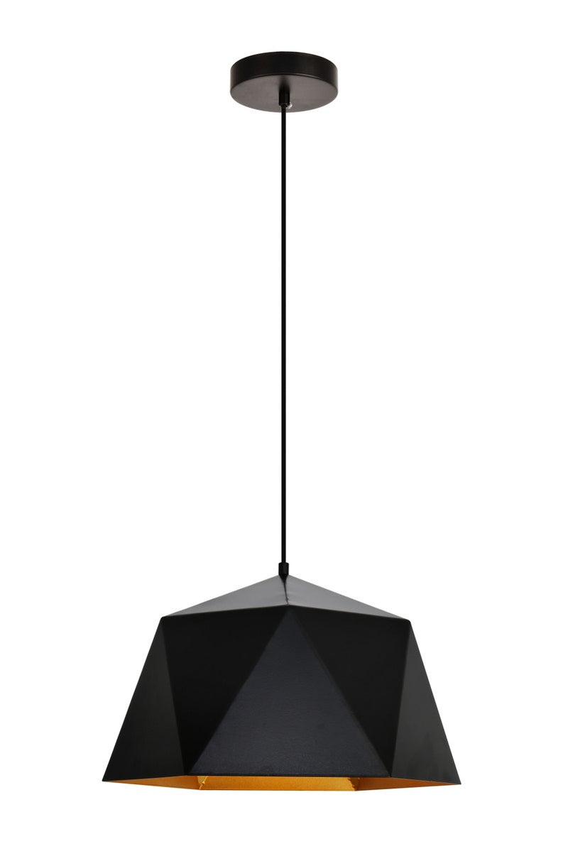 Elegant Lighting - LDPD2081 - One Light Pendant - Arden - Black