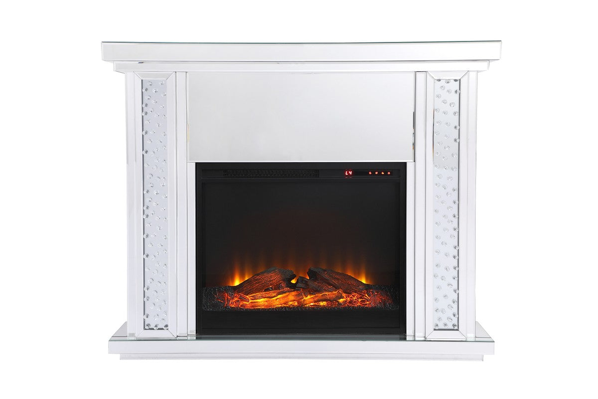 Modern 47.5" Mantle with Insert Fireplace - Thumbnail 5