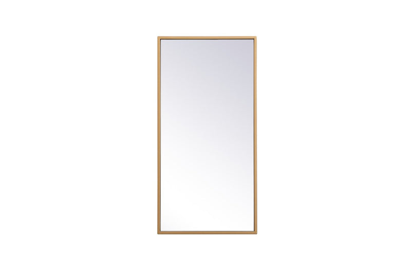 Elegant Lighting - MR41428BR - Mirror - Monet - Brass