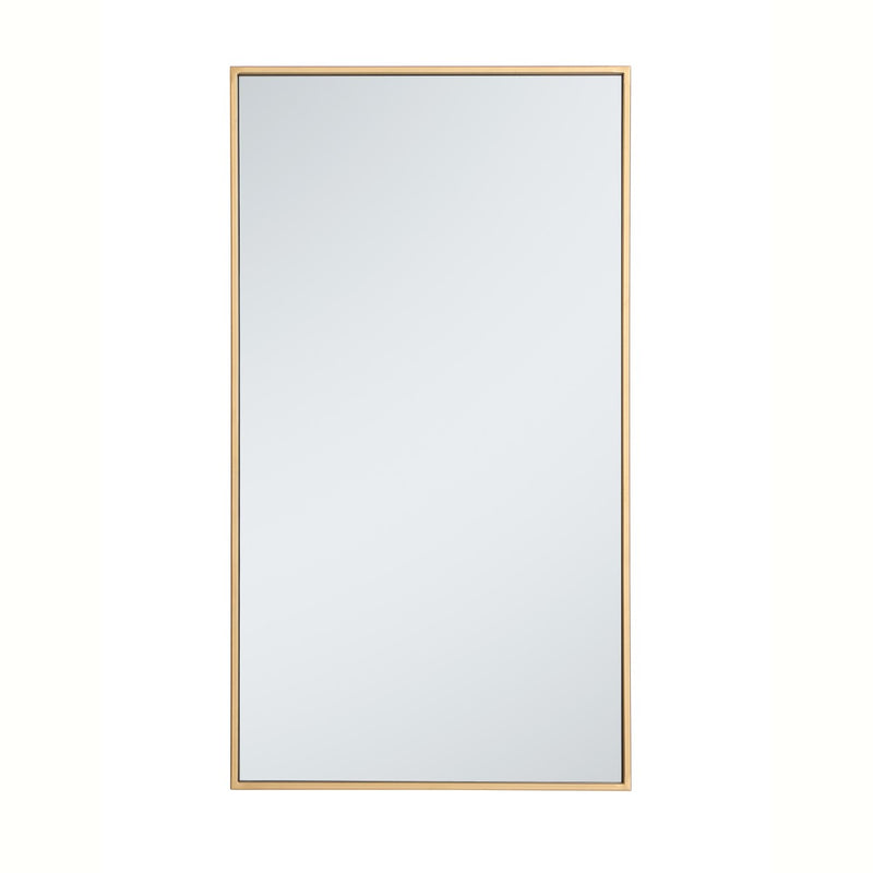 Elegant Lighting - MR42036BR - Mirror - Monet - Brass