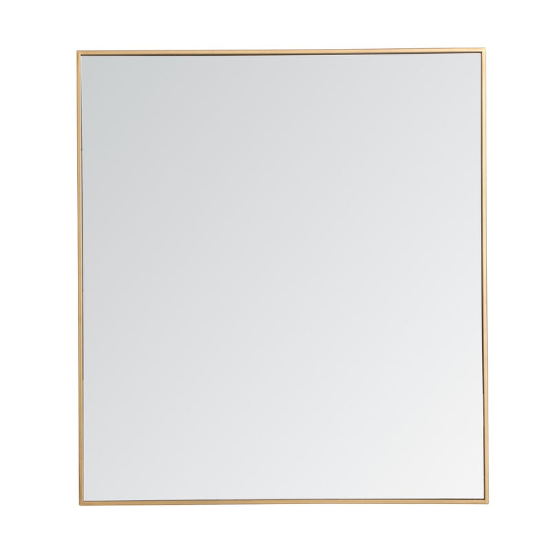 Elegant Lighting - MR43640BR - Mirror - Monet - Brass