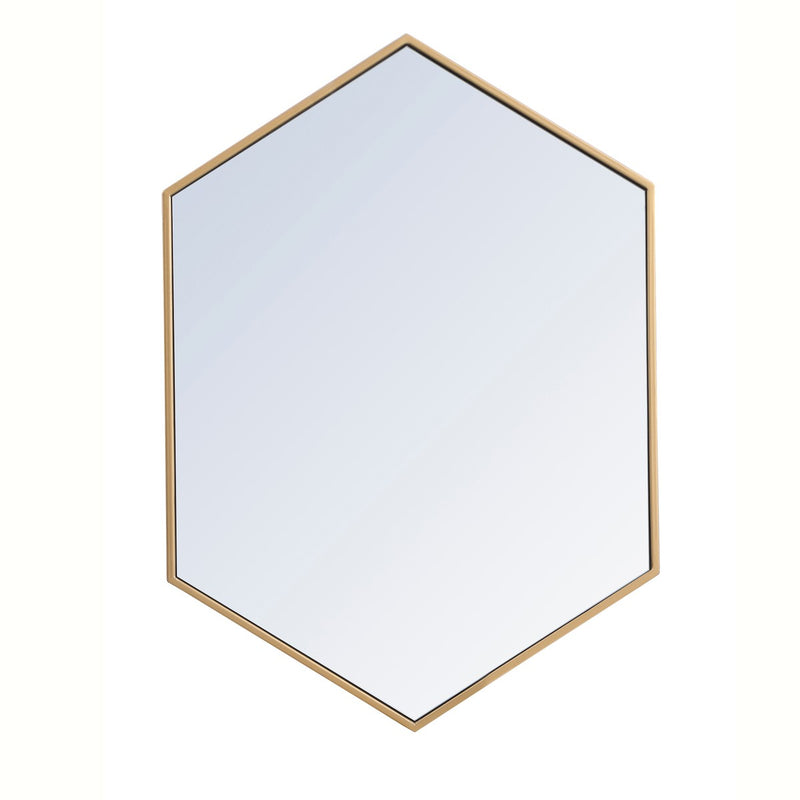 Elegant Lighting - MR4424BR - Mirror - Decker - Brass