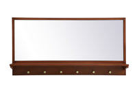 Elegant Lighting - MR504221PE - Mirror - Elle - Pecan