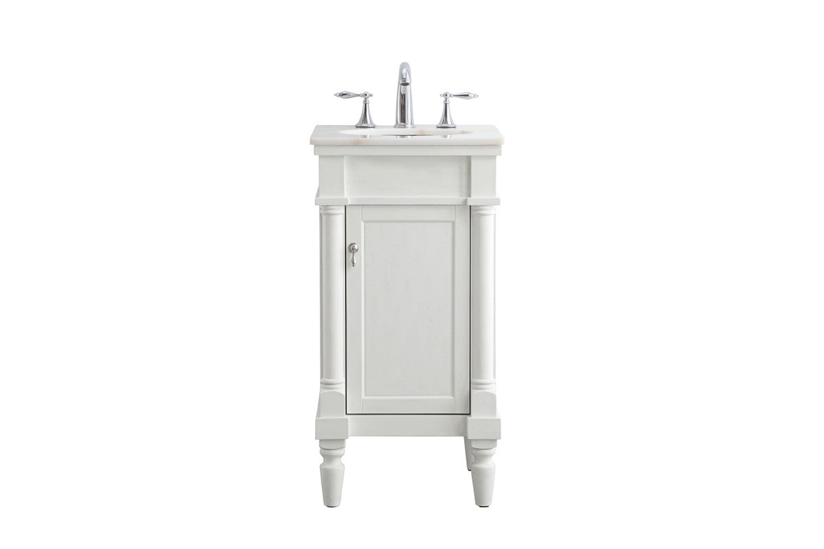 Elegant Lighting - VF13018AW - Single Bathroom Vanity Set - Lexington - antique white