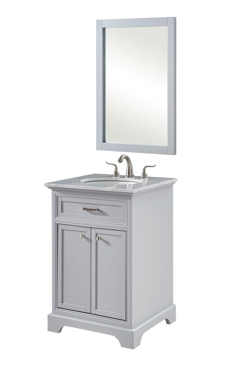 Elegant Lighting - VF15024GR - Single Bathroom Vanity Set - Americana - Light Grey